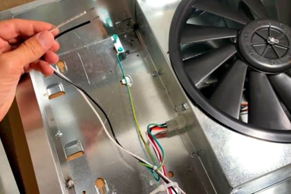 Remove the Terminal Box Cover of the hood