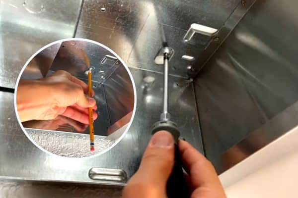 Making Cabinet board holes and install bracket