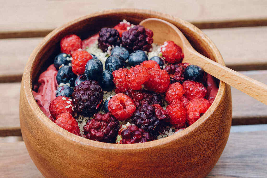 Texture of Acai Berries