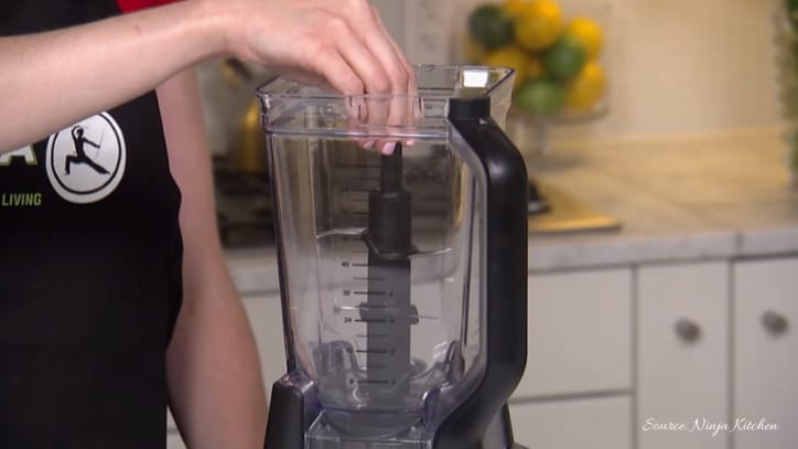 Place the Ninja blenders blade