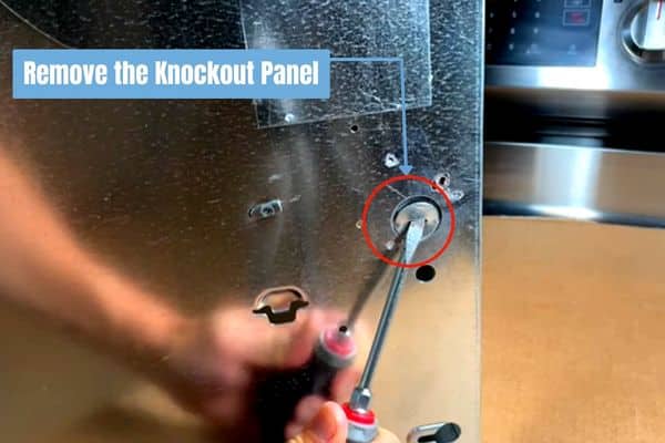 Remove the Knockout Panel of the Hood