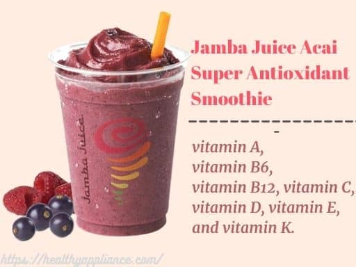 Jamba Juice Acai Super Antioxidant Smoothie Recipe