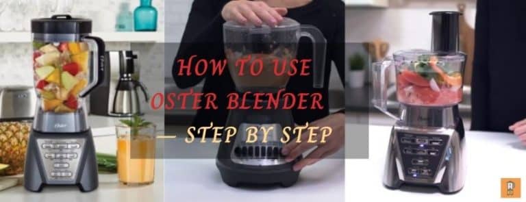 How To Use Oster Blender